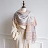 Warm Winter Scarf for Women Luxury Pashmina Emboridery Shawl Thick Paisley Cashmere Poncho Cape Lady Elegant Bufanda Warm Stole