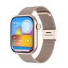 2025 Smartwatch Bracelet: Round Sport Bluetooth Heart Rate Tracker with Aluminum Alloy Design