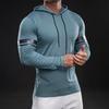 Running Fast Drying Clothes Long-sleeved T-shirt Men's Winter Training Fitness Sports Autumn and Winter Hiking Clothes Top Loose Base