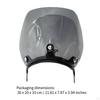 Motorbike Windshield Extended Deflector Front Replacement Sturdy Modern Wind for Guerrilla