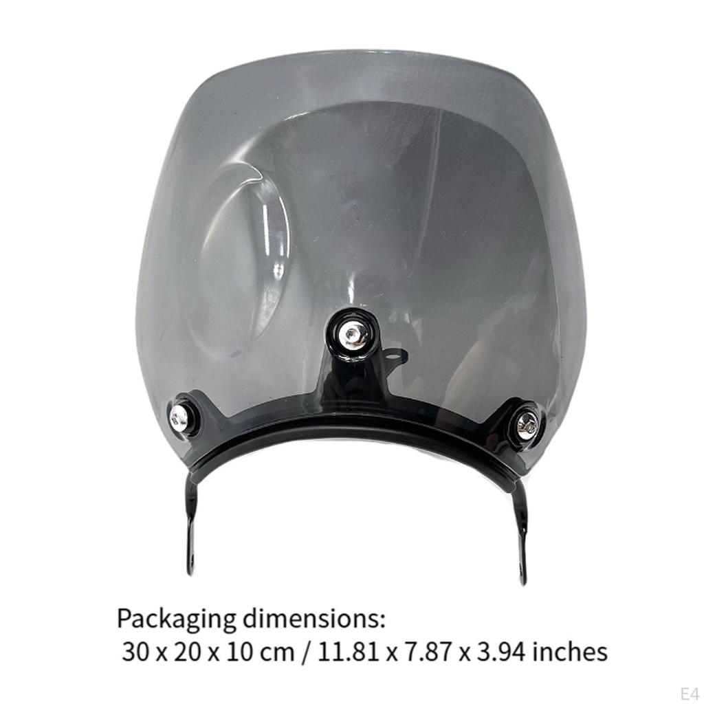 Motorbike Windshield Extended Deflector Front Replacement Sturdy Modern Wind for Guerrilla