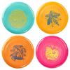 Frisbee Pack of 4 Flying Discs, 22.86cm Children 5 Years and Up, 70g, Combination 2