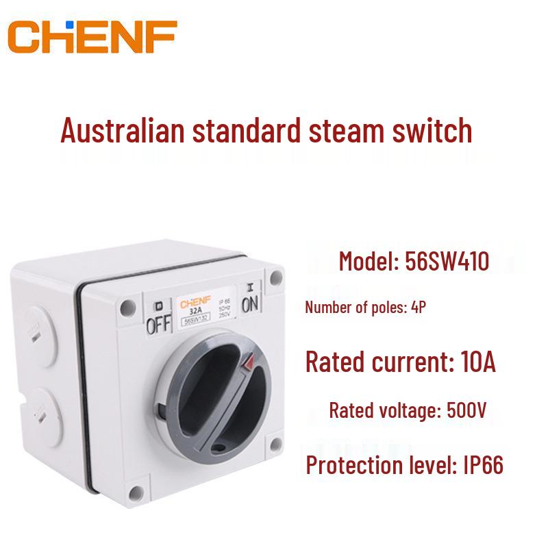 Australian Outdoor Waterproof Single-Phase/Three-Phase Knife Switch - Load Disconnection On-Off Rotary Switch