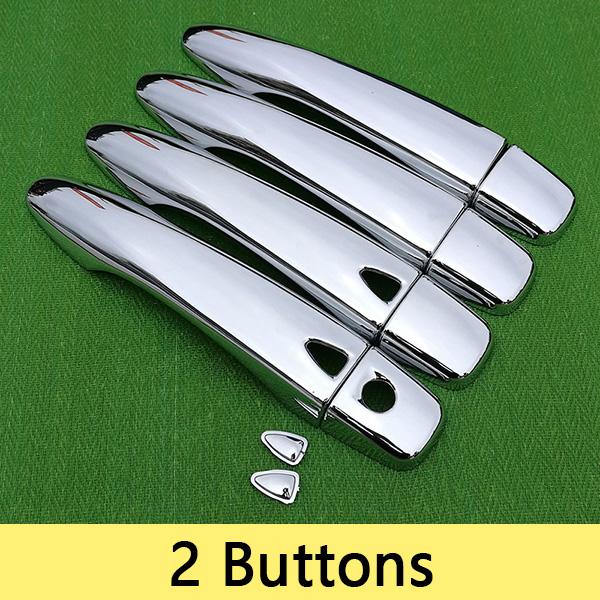 For Nissan Murano Z52 2015 2016 2017 2018 Chrome Door Handle Cover Trim Set Never Rust Car Accessories Stickers Car Styling