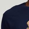 Polo Ralph Lauren Bear Print Slim Fit Crew Neck Long Sleeve T-Shirt Men Tops Dark-Blue MNPOTSH16820153-410