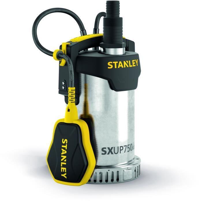 Stanley - pompe immergie - acier inoxydable - eau claire - 750 w