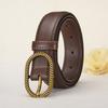 Belt new belt women's leather pin buckle belt casual versatile simple high quality thin belt