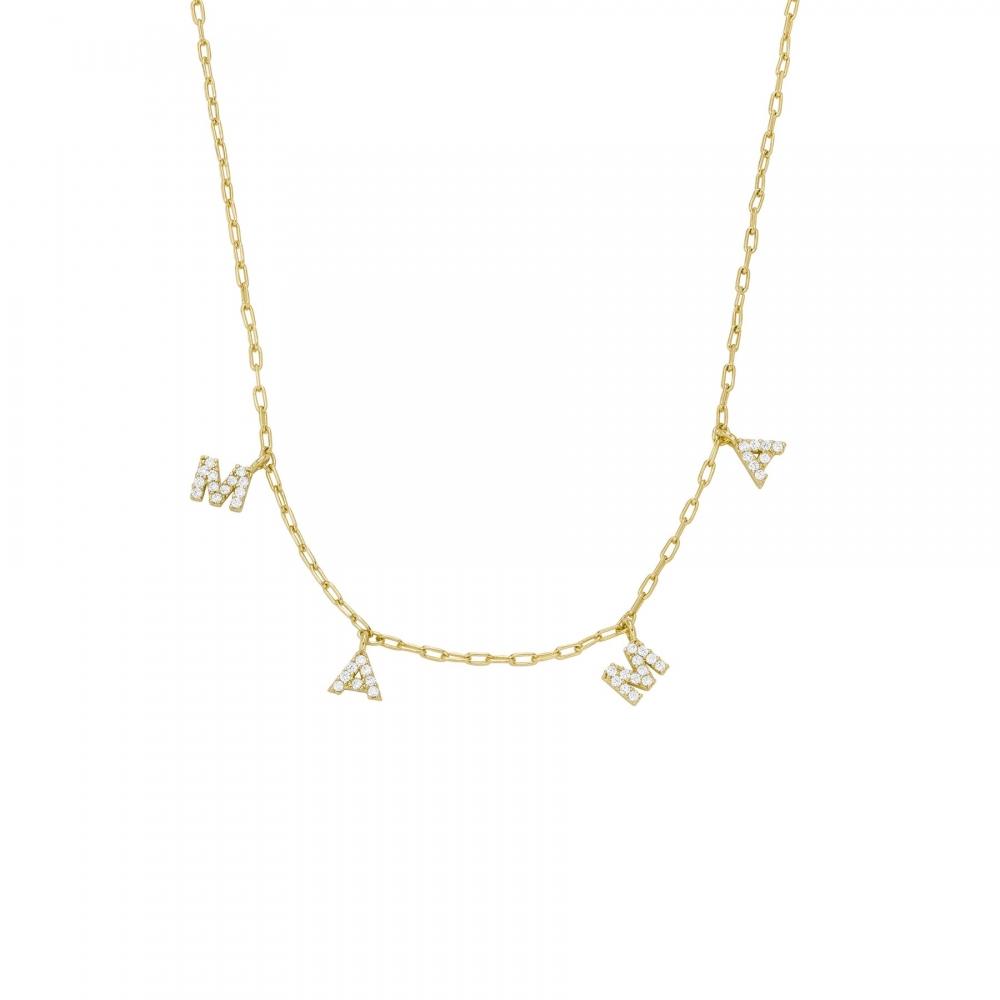 

Женское колье-цепочка Fossil из латуни цвета орехового и золотого тона