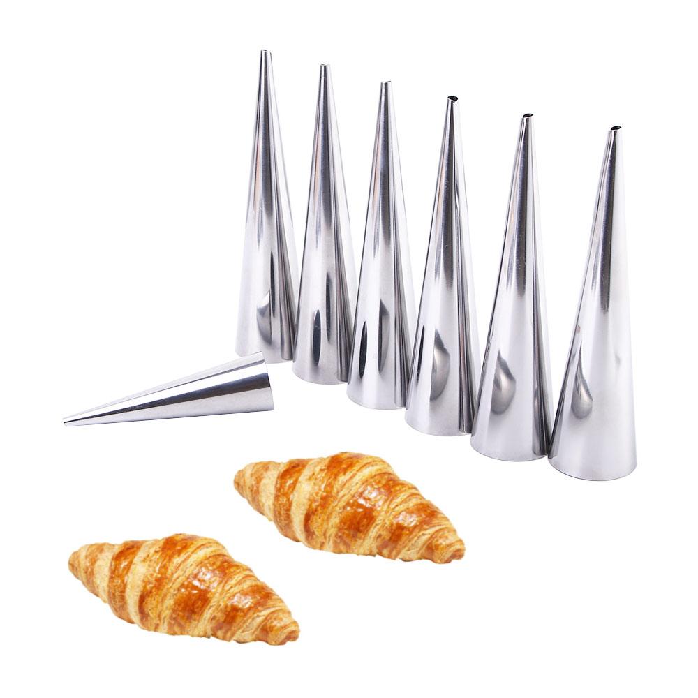 Steel Bakeware Bread Cream Horn Cream Puff Baking Tool Cannoli Tubes Waffle Cone Mold Brioche Mold