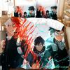 Japan Anime My Hero Academia Printed Bedding Set Cartoon Duvet Covers Pillowcases Comforter Bedding Set Bedclothes Bed Linen