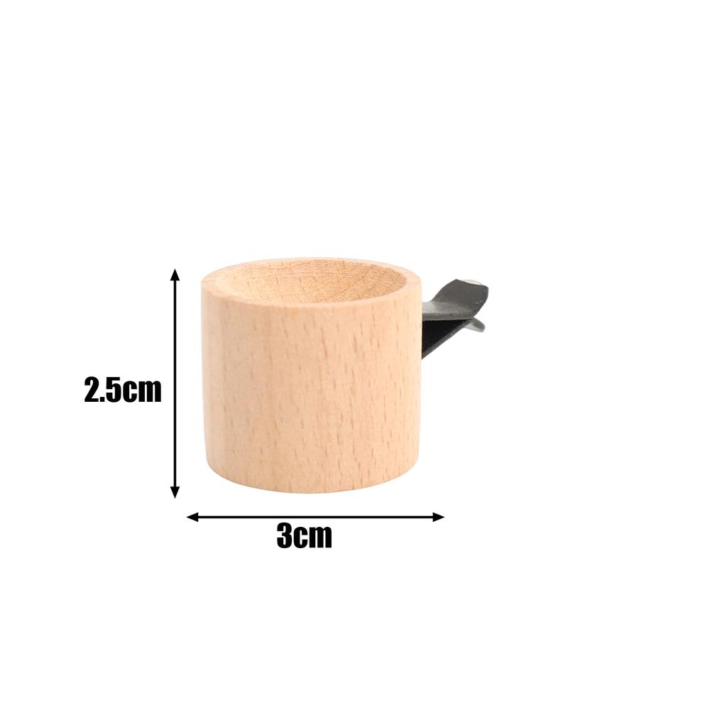 Natural Wood Car Air Vent Essential Oil Diffuser Creative Aromatherapy Diffuser for Car Vent Clip Reusable Air Freshener