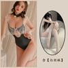 Sexy Lingerie Lace Lotus Leaf Pure Lust Maid Cute Onesie Maid Crotch Passion Uniform Tights