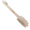 Holz-Badebürste für den Rücken mit Doppelmassage