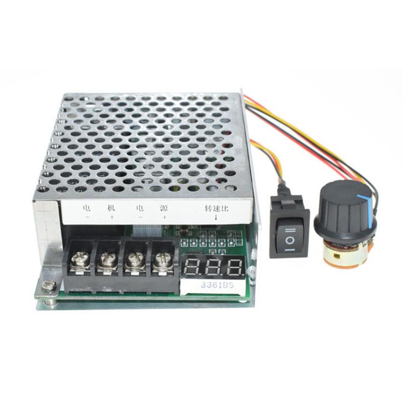 ExcLent Dc 12V 24V 36V 48V Softstart Réversible Motor Pwm Speed Control Pwm Controller