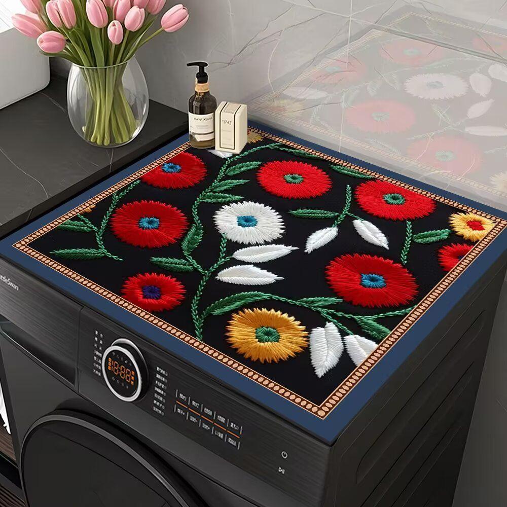 Diatomaceous earth floor mat, washing machine and refrigerator cover, absorbent sun protection mat, all-purpose cover