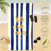 1pc Assorted Summer Beach Towels with Fun Prints & Striped Designs Perfect choice for beach vacation party gifts
