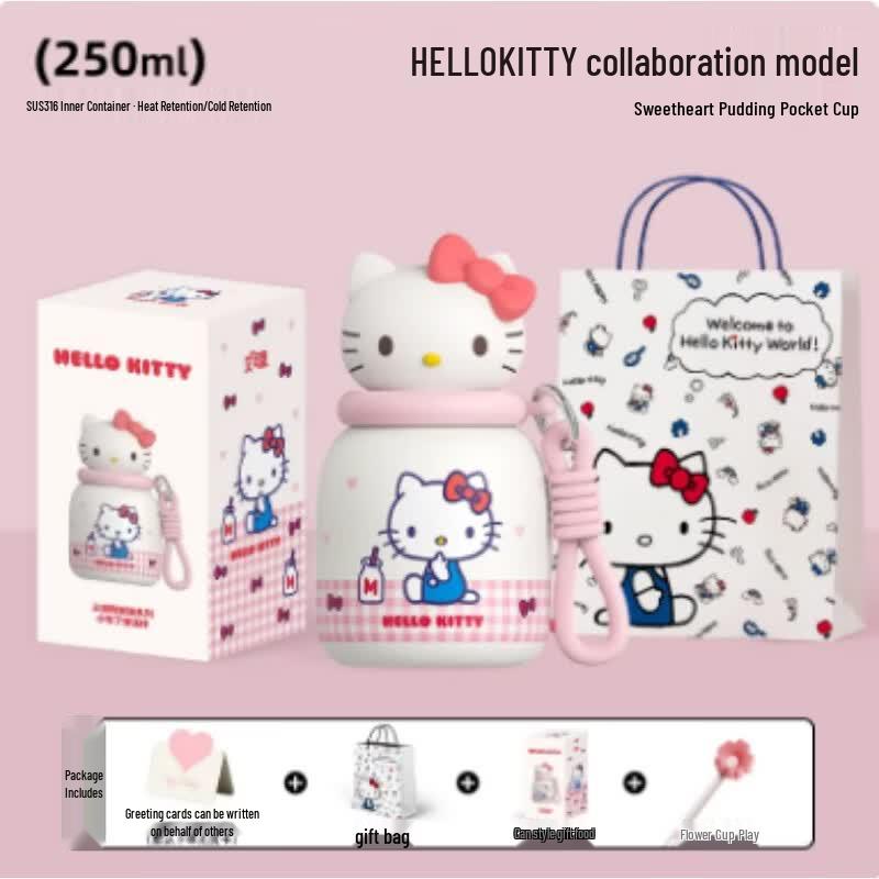 AKIRO Hello Kitty Insulated Pudding Cup