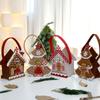 Portable Christmas Cookie Bag House Felts Craft Table Ornament Easy DIY Project For Family
