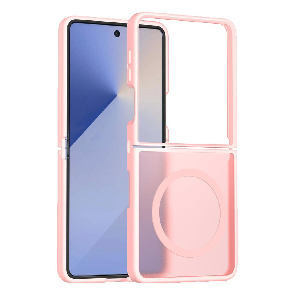 Applicable To Samsung ZFlip8 Up and Down Folding Magnetic Mobile Phone Case Matte Anti-drop zFold8ultra Folding