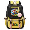 Super Printed Usb Teen Student School Bag Men'S And Women'S Casual Webbing Flip Backpack