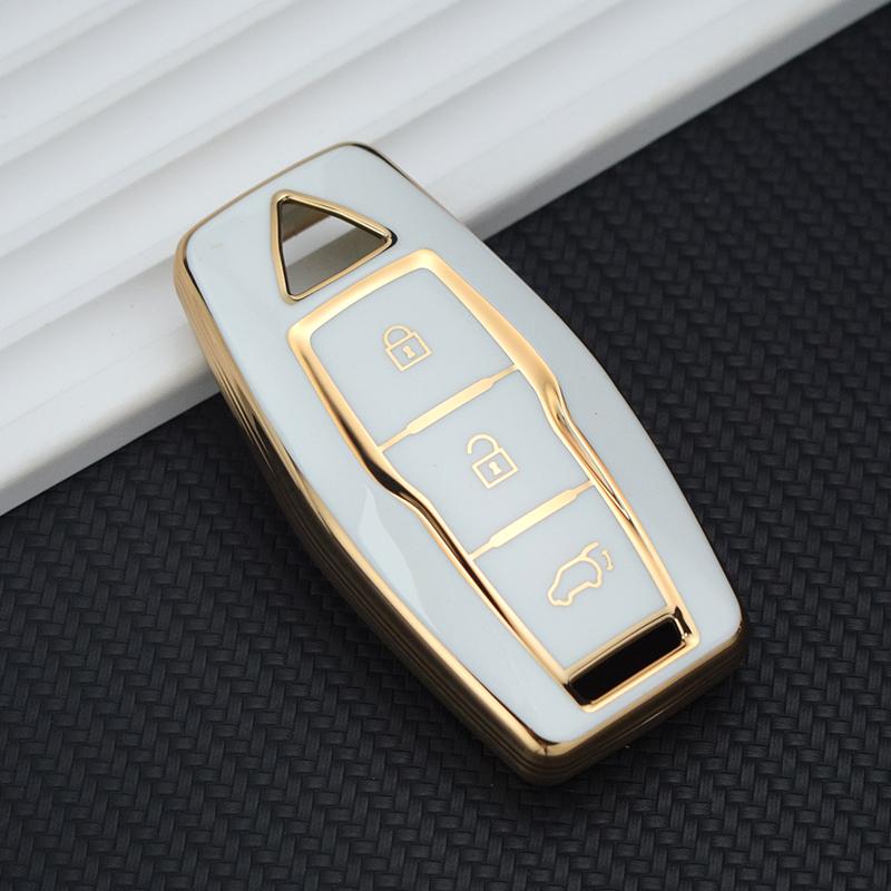 3/4 Buttons Car Key Case Fob Cover Shell for Mitsubishi 2023 Outlander 2022 Smart Remote Key Holder Protector Accessories