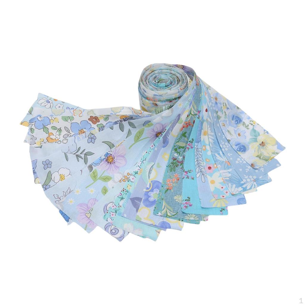 40 Pieces Jelly Roll Fabric Strips Floral Quilting 2.5 inch Collection Sewing Patchwork Craft