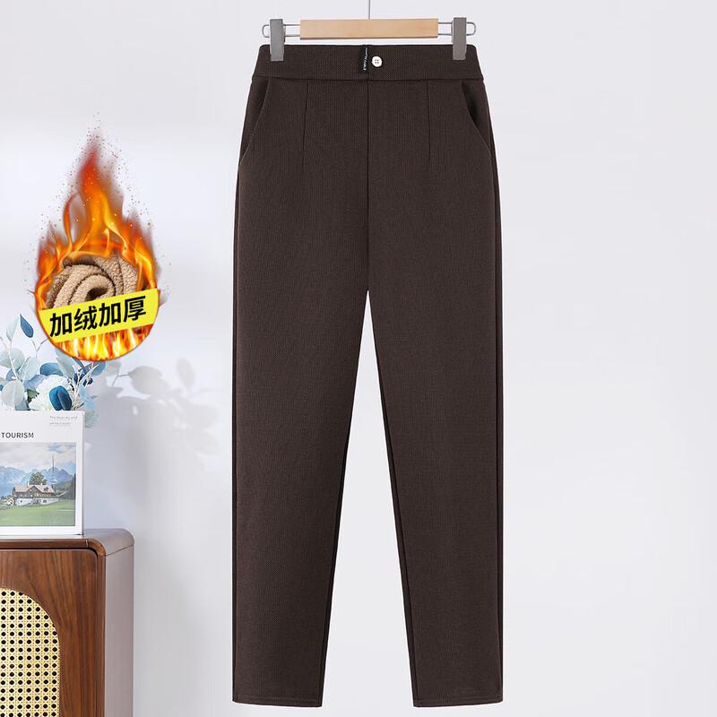 

Женские теплые флисовые повседневные брюки прямого кроя XL