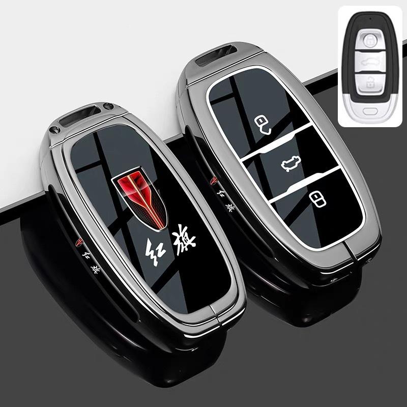 Compatible Key Case for Hongqi H6, H5, H9, EH7, HS3, HS5, HS7, HQ9, EQM5, H7 Cars
