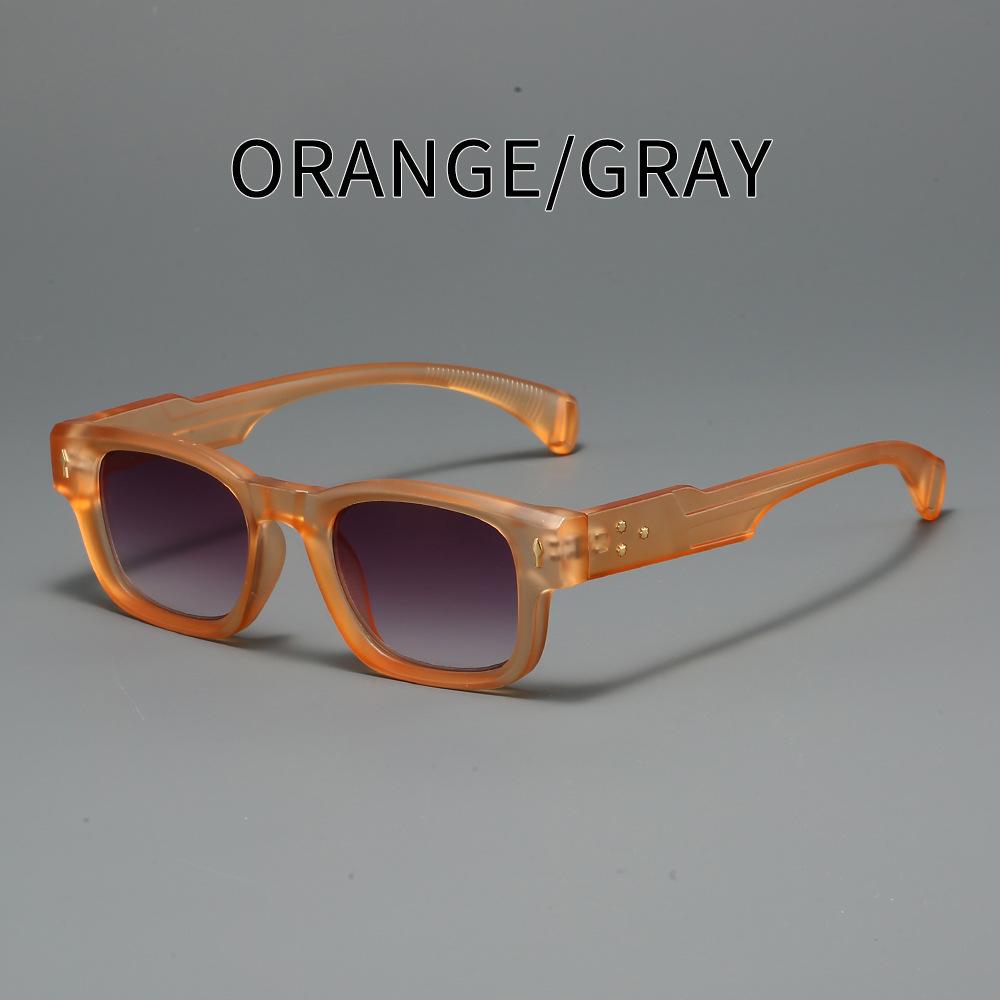New Fashionable HD Square Frame Men's Reading Glasses Retro Outdoor Neutral High Quality Multi Color Anti Blue Light Glasses