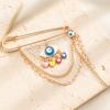 Broche Épingle de Sûreté Dorée pour Femmes Clips pour Pulls Châles Chaîne de Col Broche Bijoux pour Couvertures Robes Cardigans Artisanat