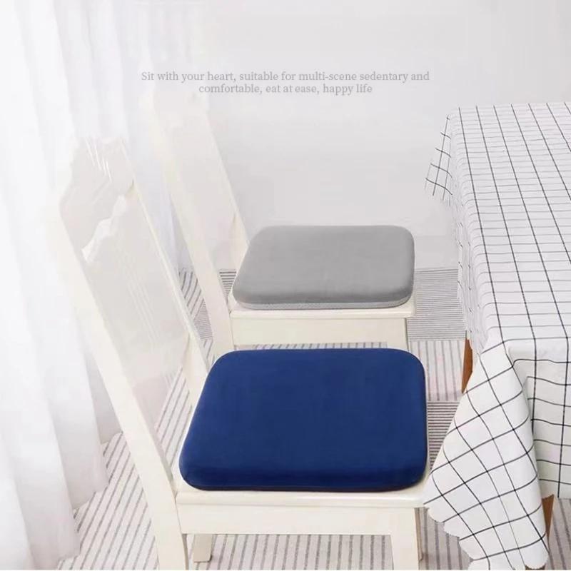 45*45cm Car Seat Cushion Soft Memory Cotton Material Student Seat Mat Office Chair Sofa Bedroom Cushion Car Height Pad
