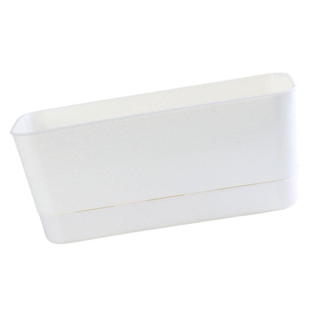 Window Box Planter Multifunctional Rectangular Flower Pot Attached Saucer for Windowsill Porch Patio Balcony Indoor Outdoor