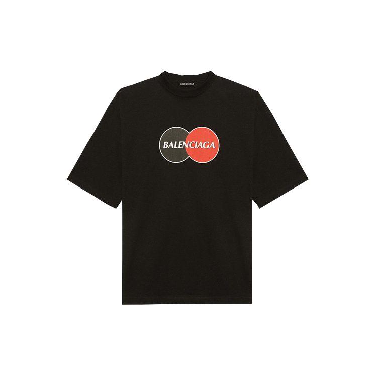 Balenciaga Credit Card Logo Oversized Fit T shirt 620969TIV791000