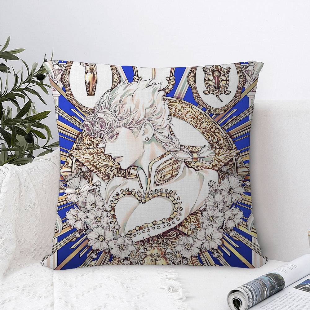 JoJos Bizarre Adventure Anime Pillow Gift Home Office Decoration Bedroom Sofa Car Cushion Cover case x