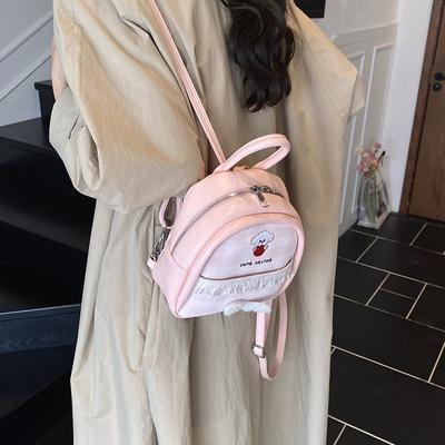 Neuer modischer vielseitiger kleiner Rucksack Damen High-End-Gefühl Nische Lässig Einfache tragbare Umhängetasche
