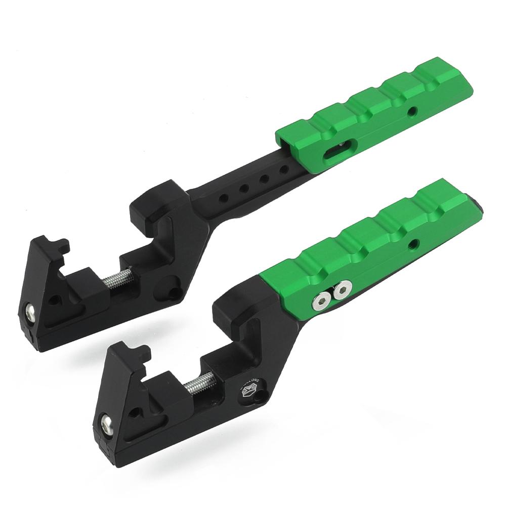 For 125 200 250 350 380 400 450 520 525 530 EXC MXC Adjustable Passenger Foot Peg Extensions Footpegs Extended Motocross Parts