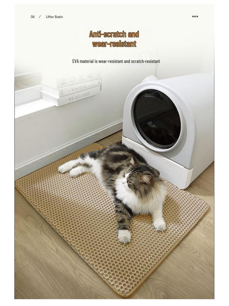 Wodoodporna mata pod kuwetę dla kota i podkładka do spania z podwójnej warstwy EVA