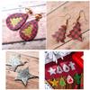 Christmas Earrings Metal Cutting Dies DIY Carbon Steel Embossing Template Metal Stencil Scrapbooking for Card Die Cuts
