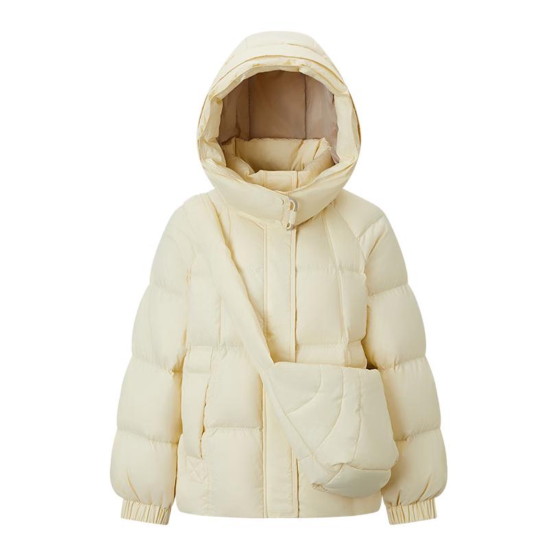

Qiurengang Women s Hooded Puffy Duck Down Jacket Y318190Y L (170)