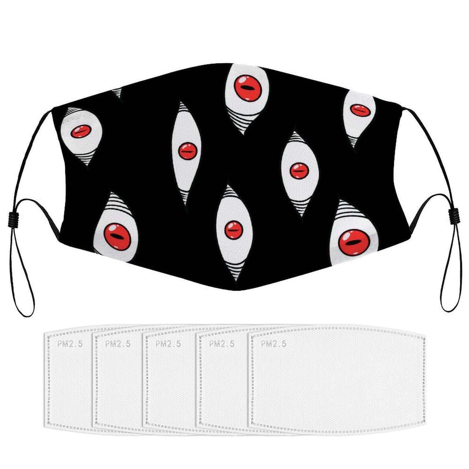 

1 шт. Дышащая нейлоновая эластичная маска с вариантами фильтров 5/10/15, разработанная для многоразовой пыленепроницаемой защиты и комфортного ношения в течение всего дня 5-Filters