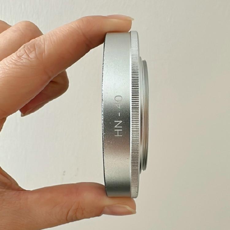 HN40 Kamera-Objektivhaube Silber Reflektierende Schutzoberflächen für Z DX 16-50mm Perfekt für Reisefotografie