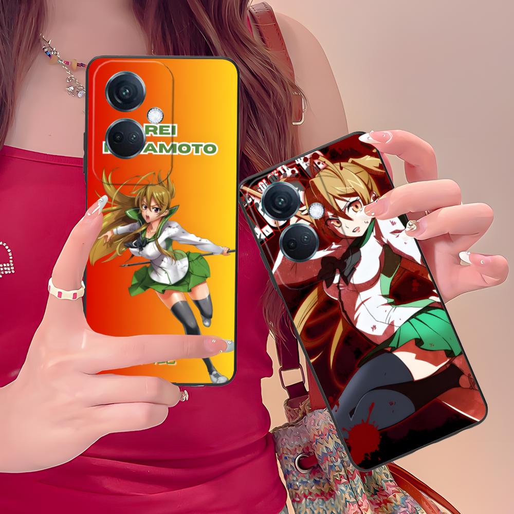 Highschool Rei Miyamoto Phone Case for OPPO Reno 14 13 12 11 10 9 8 7 6 5 F T Pro 5G Colorful Printing Cover Pretty Cover Luxury