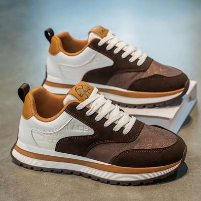 Men's Casual Sports Shoes Fashion New Large Size Thick Soled Sneakers Men's Shoes Breathable Increase Punk Shoes Men's Loafers