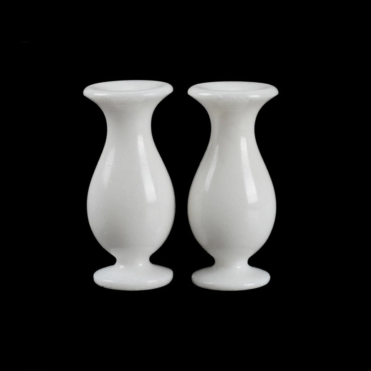 

Набор из 2 ваз для цветов на буддийский алтарь Jingde Ware, подставки для цветов, мини-размер, селадоновый и белый фарфор, высота 12 см, стильный буддийский аксессуар, керамика