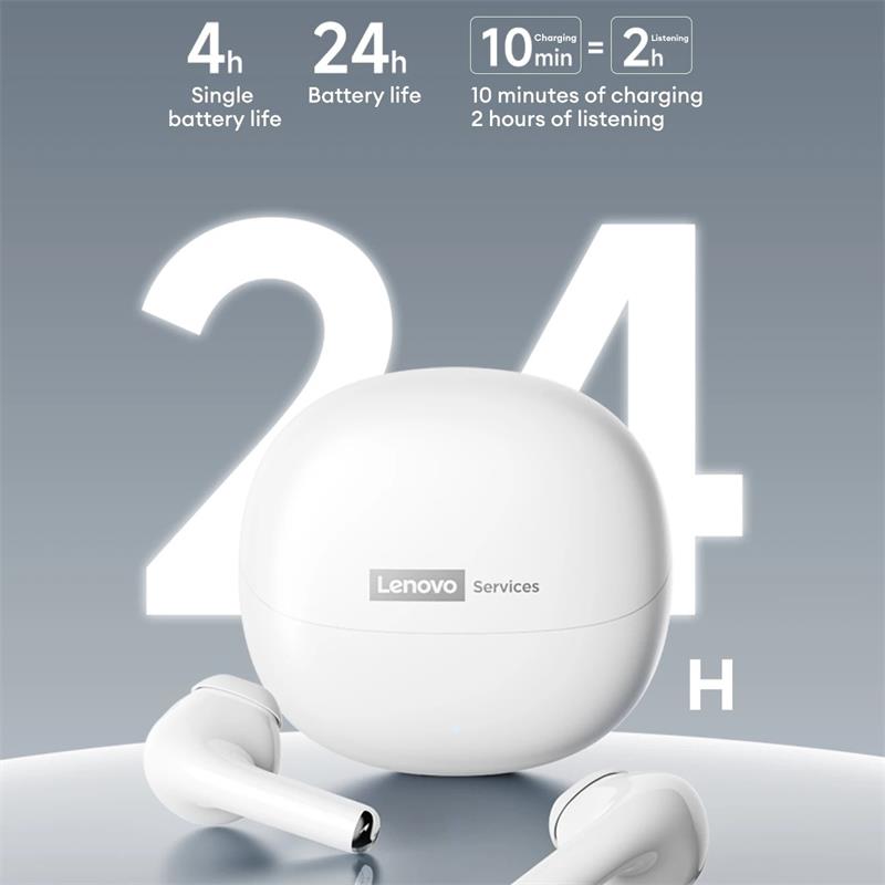 Original Lenovo LE210 Wireless Bluetooth 6.0 Earphones Low Latency HiFi Sound Quality Gaming Sport Headphones HD Call Noise Reduction Earbuds