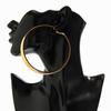 1Pcs Women Fashion Circle Shape Ear Rings Ladies Jewelry Gifts Festival  Exaggerated Big Hollow Out Round Hoop Earrings