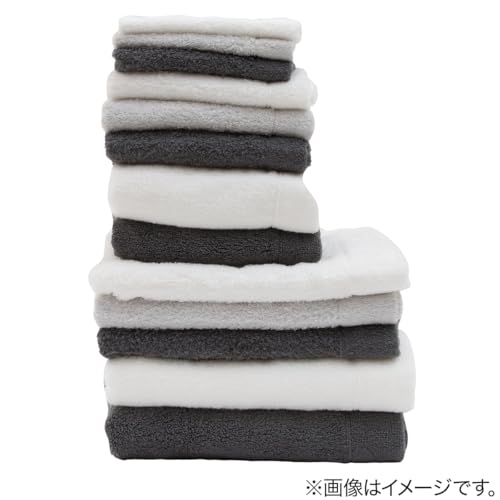 Nitori Imabari Fluffy Bath Towel, Dark Gray, NITORI 7771857