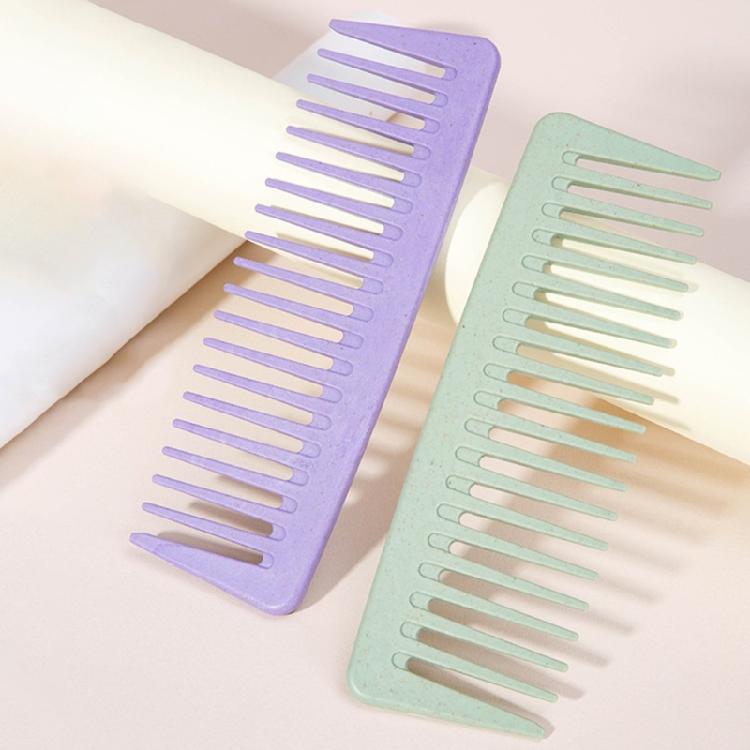 Eye Catching Wide Tooth Plastic Comb for Easy Hair Management Unisex Safe Plastic Comb Hairstyling Accessory