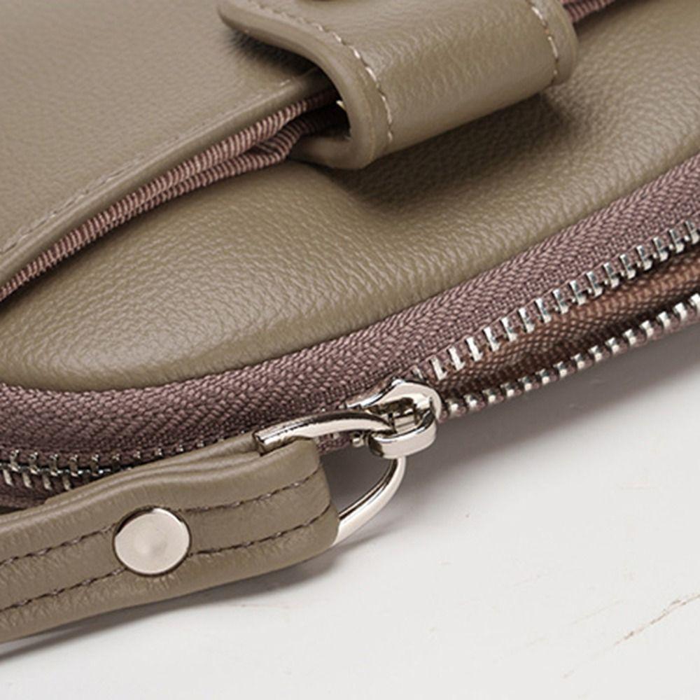 Solid Color Handheld Wallet Korean Style Small Item Bag Simple Zipper Coin Purse Outdoor