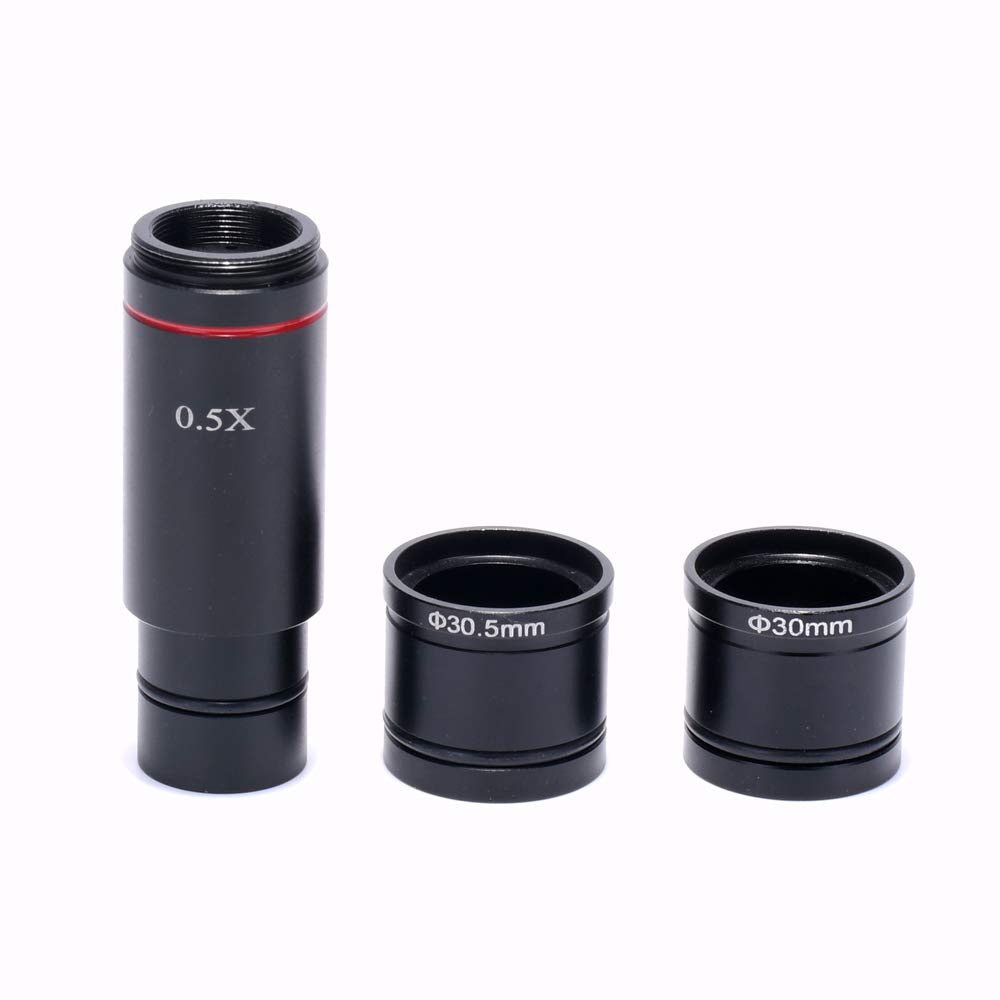 HAYEAR 14MP HDMI 1080P HD USB Digital Industry Microscope Camera TF Card Video Recorder C Mount Eyepiece Adapter 0.5X 30mm/30.5mm